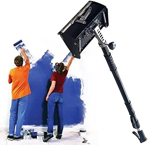 Aluminum Alloy Drywall Flat Box Set - 8/10/12'' Taping Tools for Finishing and Plastering, Adjustable 40''-64'' Box Handle, Practical Drywall Tools Ideal for Professionals