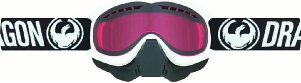 Dragon Alliance MDX Adult Snowmobile Goggles - White/Rose/One Size