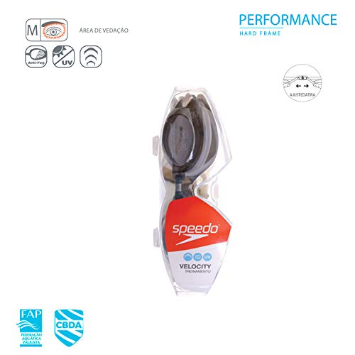 Oculos Velocity Speedo Único Transparente Fume