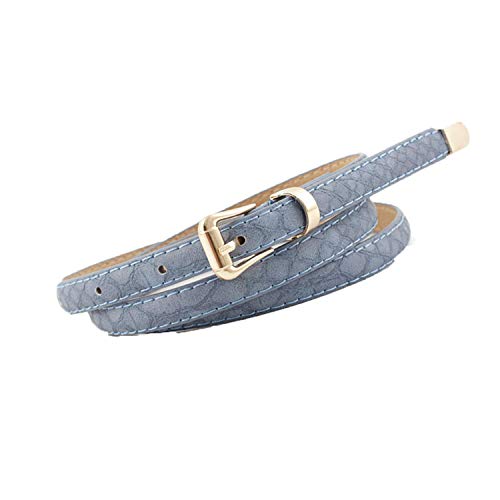 Andongnywell Women's Fashion Print Dress & Jeans Waist Belt Ladies Snakeskin Belt Snake Print Waistband