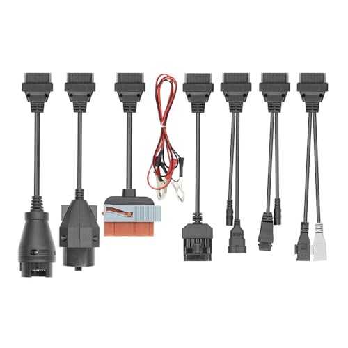 Tiardey Kit de câbles adaptateurs de Diagnostic 8 pièces pour appareils de Diagnostic Automatique universels - Compatible avec AK DS150E, TCS CDP Pro et...
