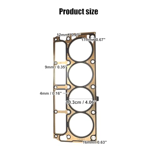Image of uxcell Cylinder Head Gasket No.12589227 for Cadillac Escalade 2002-2013 for Chevrolet Silverado