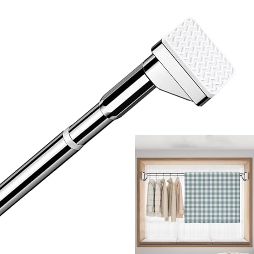 Barre extensible murale sans perçage pour penderie télescopique et dressing modulable