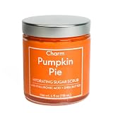 Charm Pumpkin Pie Hydrating Sugar Body Scrub with Hyaluronic Acid and Shea Butter for Dry Skin | Veg