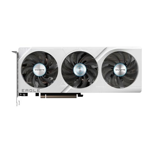 Image of GIGABYTE Geforce RTX 4060 Ti Eagle OC ICE 8G Pci E X8 Graphics Card, 3X Windforce Fans, 8GB 128-Bit Gddr6, GV-N406TEAGLEOC ICE-8GD Video Card