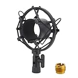 【 Largement Utilisé 】 Convient aux microphones circulaires d'un diamètre de 48mm à 53mm. Il peut être utilisé dans divers contextes, tels que la diffusion en direct, l'enregistrement, les studios de diffusion, le chant, les conférences en ligne, les services de doublage et les studios d'enregistrement, etc. Sa structure légère, facile à transporter et à installer, est pratique pour une utilisation en toutes circonstances.