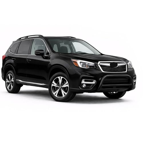 Image of Black Horse A Bar No Skid Plate Black Compatible with 2014-2018 Subaru Forester-CBB-SUS0102