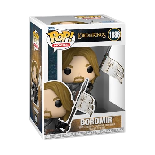 Funko Pop! Movies: Lord of The Rings - Boromir - Figura de Vinilo Coleccionable - Idea de Regalo - Mercancía Oficial - Juguetes para niños y Adultos - Figura Modelo para coleccionistas y exhibición