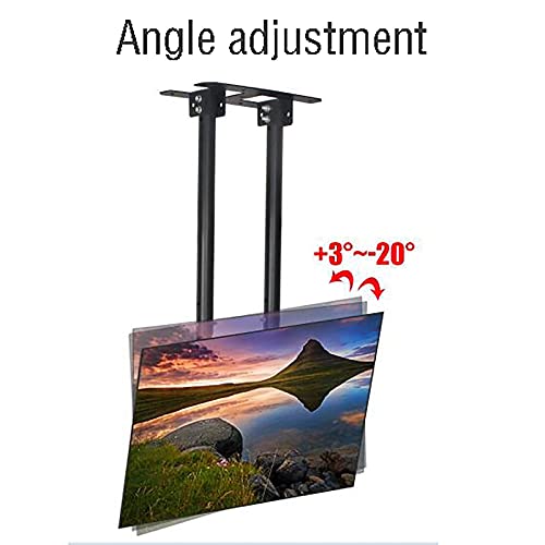 Support TV plafond réglable pour salon et salle de réunion écran 60 à 100 pouces
