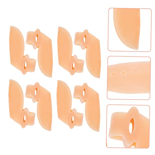 Happyyami Silicone Toe Separator 4 Pairs Toe Spacers for Bunion Relief Foot Care Supplies for Men and Women - Thumbnail 5