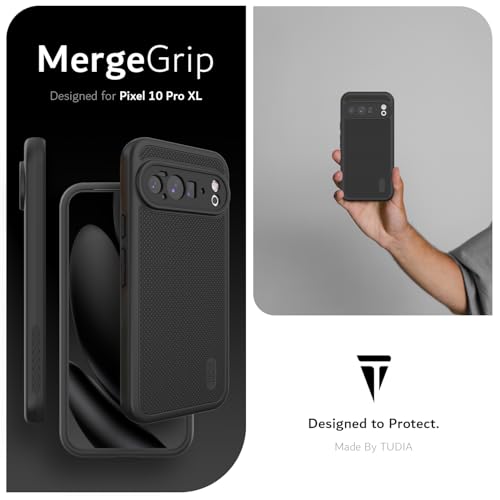 Image of TUDIA MergeGrip Magsafe Compatible for Pixel 10 Pro XL Case - Matte Black