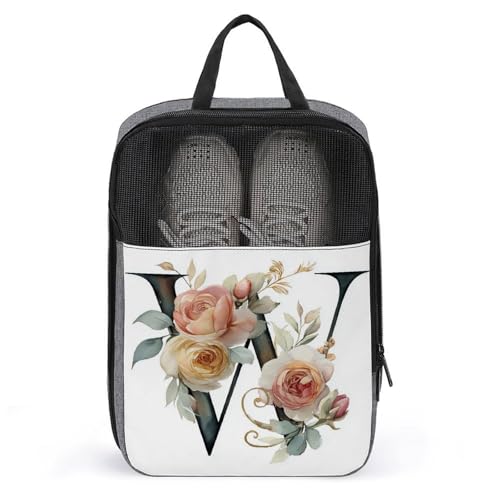 Best Shoes for Letter Carriers: Top Picks & Reviews 15 Capital Letter W Colorful Rose Shoe Bag for Travel Daily Use Anti-dust Storage Carrier Golf Shoe Pouch