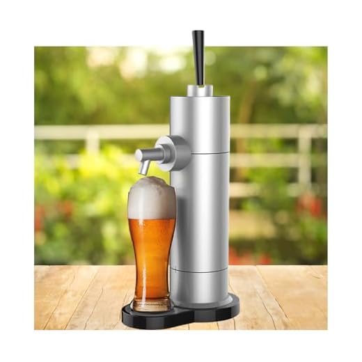WRJAHCG Dispensador De Cerveza, Accesorios para Cerveza, Convierte Cualquier Lata En Un Borrador Estilo para Cervecerías, Reuniones Familiares, Un Gran Regalo para Los Amantes De La Cerveza.,Plata