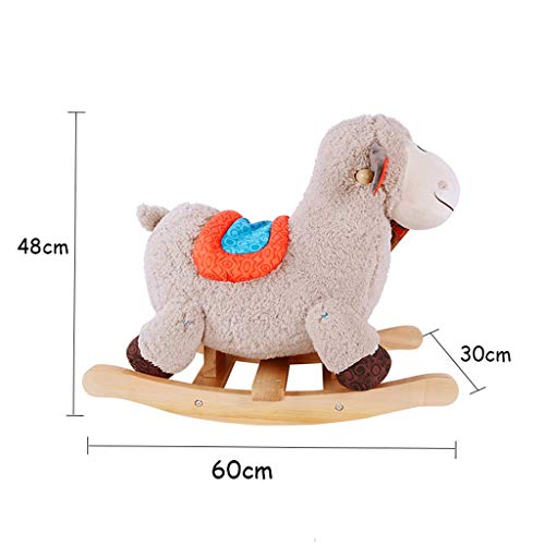 Schaukelpferd QIQIDEDIAN Rütteln Sie das hölzerne hölzernen kleines Schaukelpferdchen – Bild 5