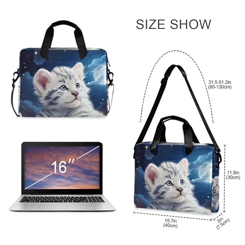Estuche para portátil bebé tigre blanco ALAZA 13-15.6 pulg miniatura 4