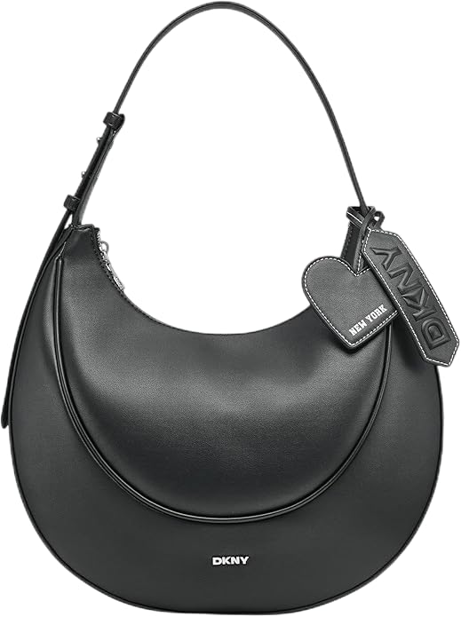 DKNY Sadie Shoulder Bag, Black/Silver