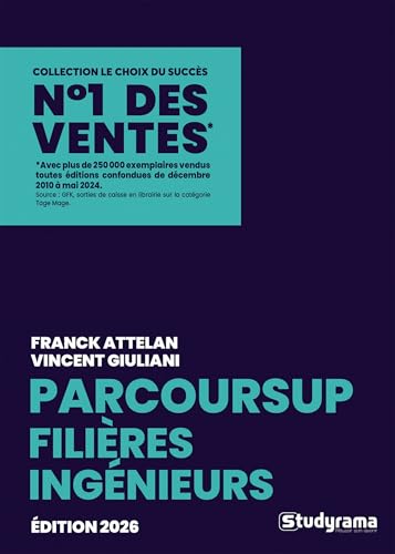 livre Guide Parcoursup - Filières ingénieurs