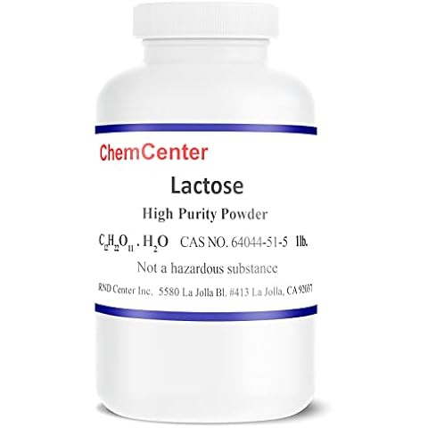 Lactose, Powder, Ultra Pure, 99% min, 1lb. Cover