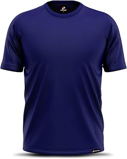 Camiseta Manga Curta Plus Size Adstore Azul Marinho Masculina Térmica UV Segunda Pele Compressão