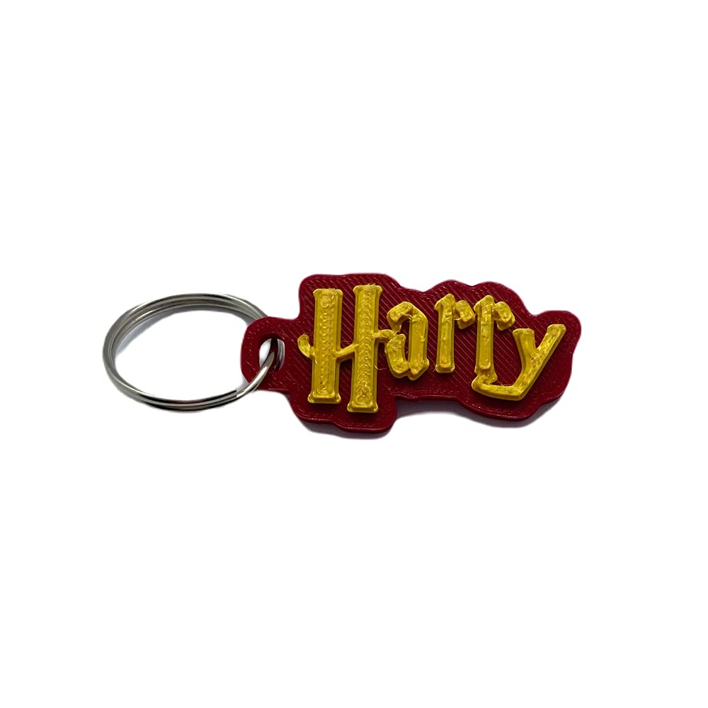 Wizarding Keyrings (Red House, Red/Gold)