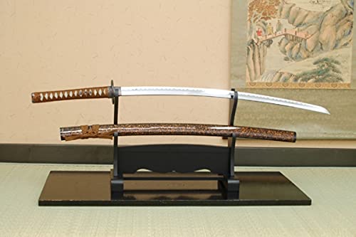 Amazon | しのびや 模造刀 濃金茶鞘 大刀 (刀・鞘・刀拭クロス