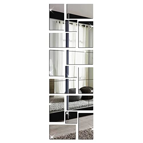 Espelho Decorativo Acrílico Quadrados e Retângulos
