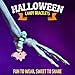 Halloween Candy Bracelets, Individually Wrapped Trick or Treat Pass Out Candies, Assorted Spooky Shapes, 24 Count