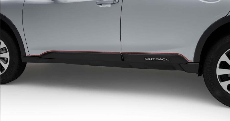 Exterior Graphics - 2023 Subaru Solterra 6 Subaru 2022 2023 2024 2025 Subaru Outback Exterior Graphics - Side - Sport Orange J121SAN100