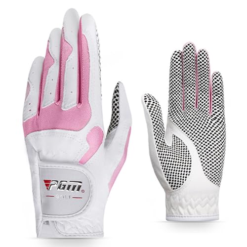 Guantes de golf para mujer en tela de superfibra resistente y antideslizante