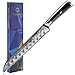 Sunnecko Cuchillo de Pan 20 cm Damasco Cuchillo de Cocina Professional Cuchillo Panero, Acero de Damasco Japonés VG-10 Mango ergonómico G10 -Serie élite