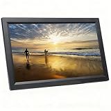 DHMYYXGS Großer Digitaler Bilderrahmen 32 Zoll,IPS Full-HD-Bildschirm,Timer & Bewegungssensor,Wandmontage Einfach Einzurichten – Unterstützt Video und Musik 32in