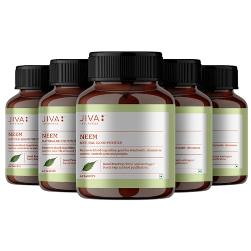 Jiva Neem Tablets - 60 Tables (Pack of 5)