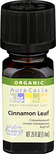 Aceite Esencial Hoja de Canela Aura Cacia 0.25 oz miniatura 1