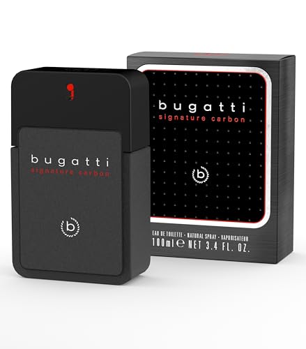 bugatti signature carbon Parfüm Herren 100ml I würzig-ambriertes Eau de Toilette für jedes Alter I Parfum Herren mit Nuancen von Lavendel, Moschus, Ambra & Patschuli I urban, elegant, maskulin bugatti signature carbon Parfüm Herren 100ml I würzig-ambriertes Eau de Toilette für jedes Alter I Parfum Herren mit Nuancen von Lavendel, Moschus, Ambra & Patschuli I urban, elegant, maskulin