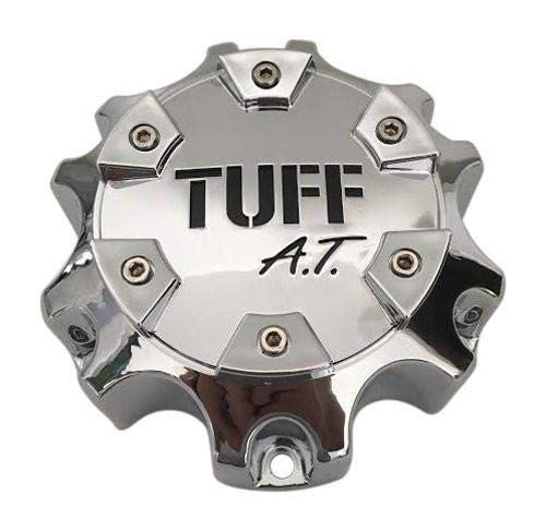 New Chrome TUFF at All Terrain Wheel Rim Center HUB Cap # C803503CAP1S813 C611902 (1)