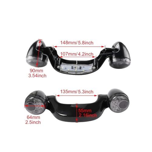 Feu arrière pour moto de touring et feu de stop idéal pour longs road trips - 3