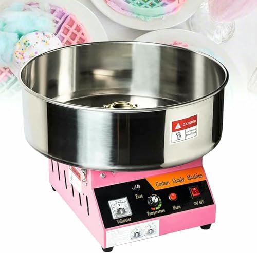 HOTAPEPU 1080 W Daddy Bartmaschine, Kommerzielle Elektrische Daddy-Bartmaschine Mit 3000 U/min 2-4 Fertig/min Zuckerlöffel/Kohlenstoffbürste/kontinuierliche Temperaturanpassung ~//