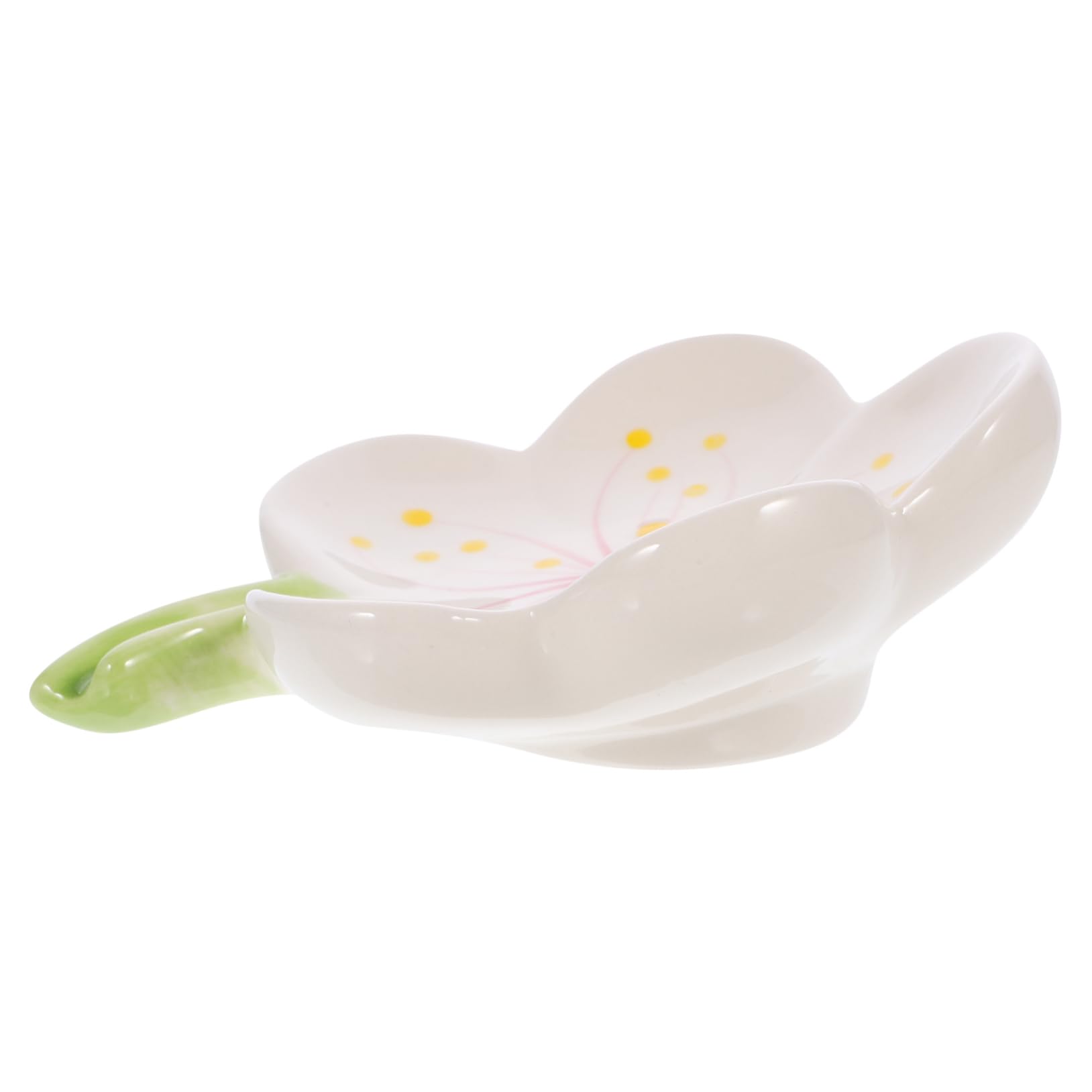 4stücke Blumenförmiger Seifenhalter Keramik Seifenschale Für Badezimmer rutschfest Und Langlebig Mit Abflussdesign Für Hygiene