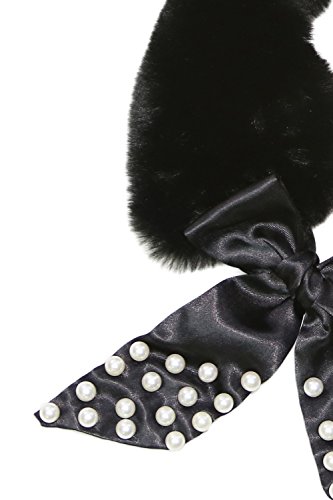 Women Faux Fur Collar Infinity Scarf Circle Loop3