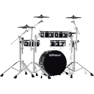 Roland VAD307 V-Drums | Premium 5-Piece Electronic Acoustic Design Drum Kit with Shallow-Depth Shells