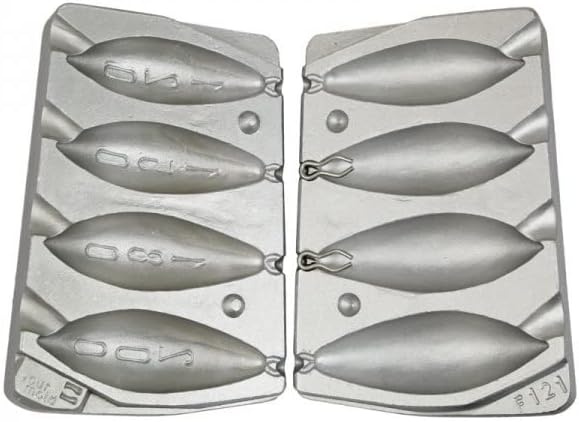 Moule à Plombs Trilobé 180-200 Grs, Modèle B6, MOU040, Alciumpeche