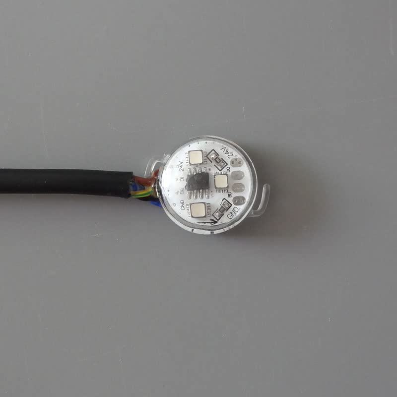 WENWENLEE IP67 addressable 3D 35mm Diameter Full-Color Transparent Ball; DC24V; 1.44W; Double-Sided 3 pcs 5050 LEDs; 40 pcs/String;