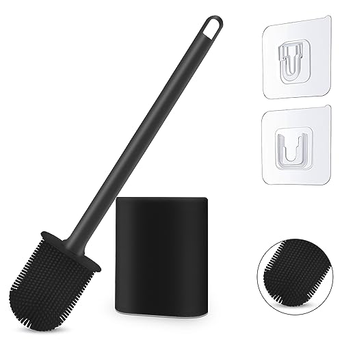 Samaly Silicone Toilet Brush with Holder