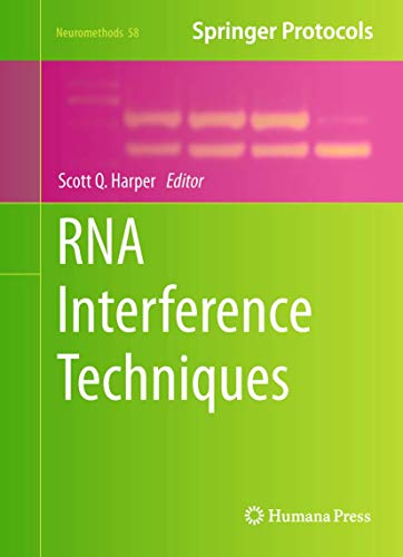 RNA Interference Techniques: 58 (Neuromethods) view 2