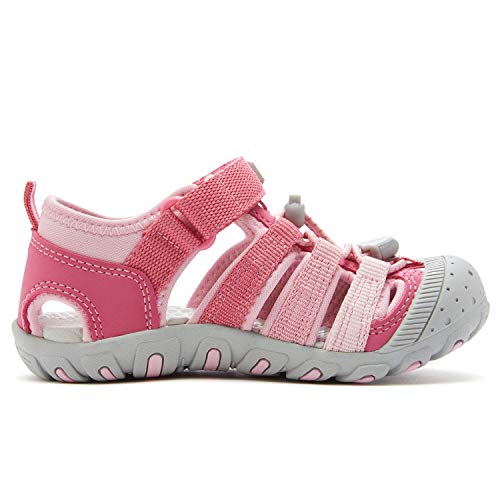 Image of Weestep Toddler Little Kid Boys and Girls Close Toe Hook Loop Sandal