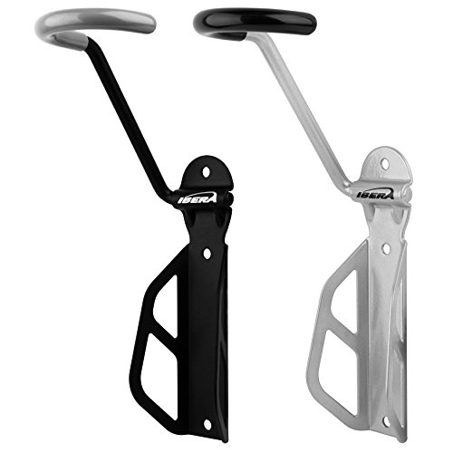 Ibera Bike Single Vertical Mounting Storage Hook Wall Hanger