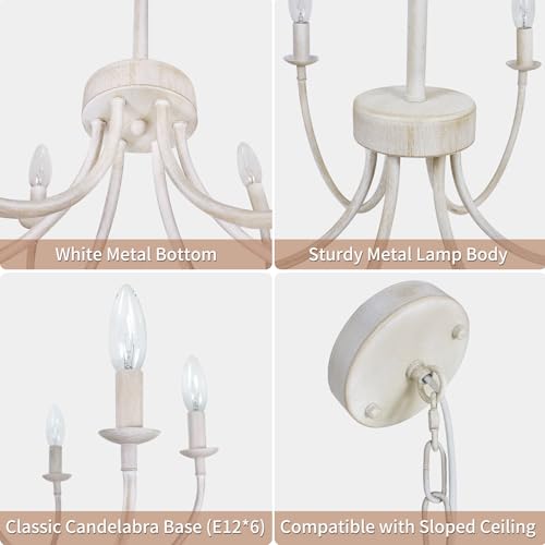 6-Light-French-Country-Chandelier-Antique-White-Farmhouse-Chandelier-for-Dining-Room-Lighting-Fixtures-Hanging-Industrial-Modern-Chandelier-for-Bedroom-Foyer-Kitchen-Living-Room-Staircase