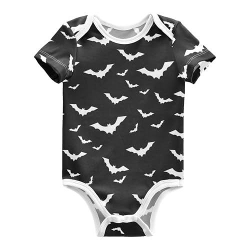 Ollabaky Unisex Baby Bodysuits Short Sleeve Cotton Baby Clothes