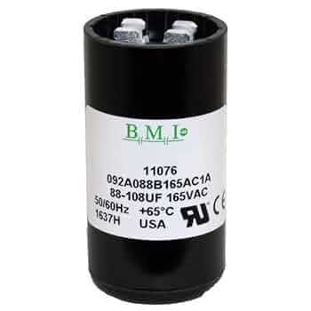 11076 - Mars OEM Replacement Motor Start Capacitor 165 Volt