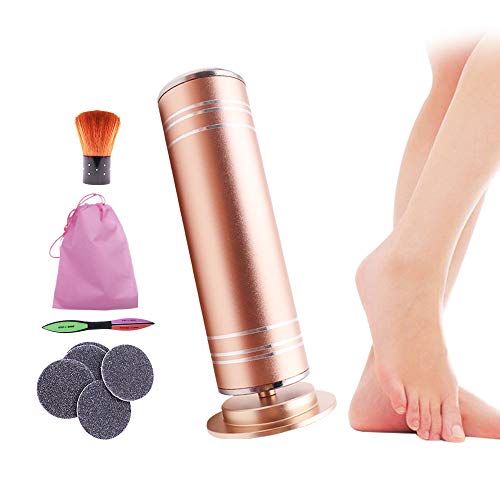 ELEVEN EVER Electric Foot Callus Remover, Electronic Foot File to removes Dry, Dead, Hard, Cracked Skin & Calluses(gold) ELEVEN EVER Electric Foot Callus Remover, Electronic Foot File to removes Dry, Dead, Hard, Cracked Skin & Calluses(gold)